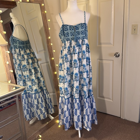 Ro's Garden Guinea Maxi Dress Anthropologie - Picture 5 of 16